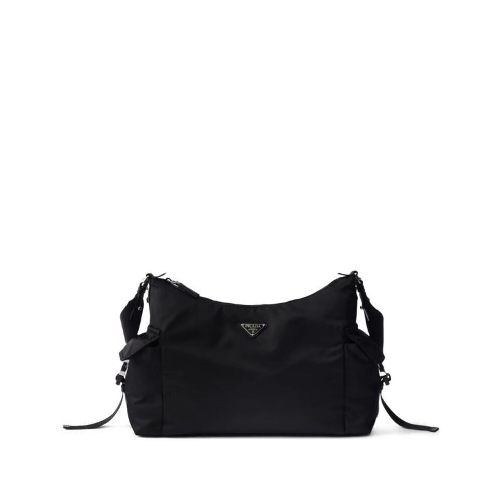 Prada Explore Re-Nylon And Leather Hobo Bag Women